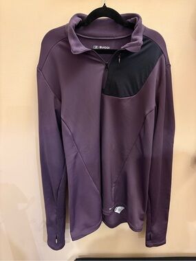 SUGOI Plum Midzero Zip - Athletic Half-Zip Pullover women’s large